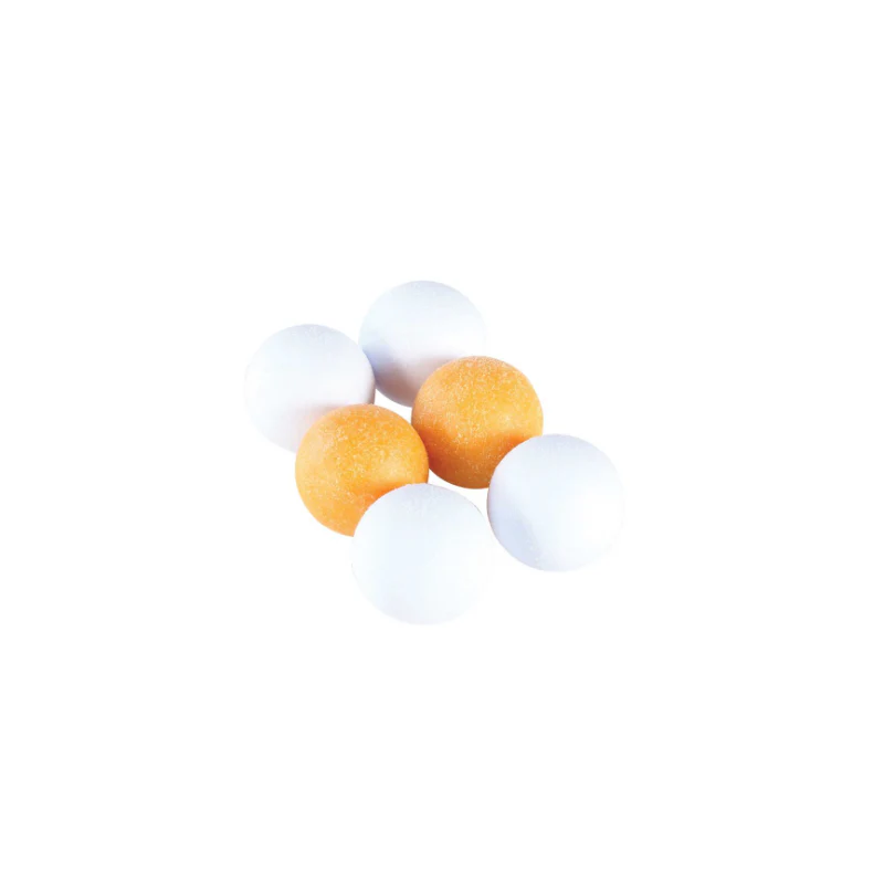 6 balles de baby-foot