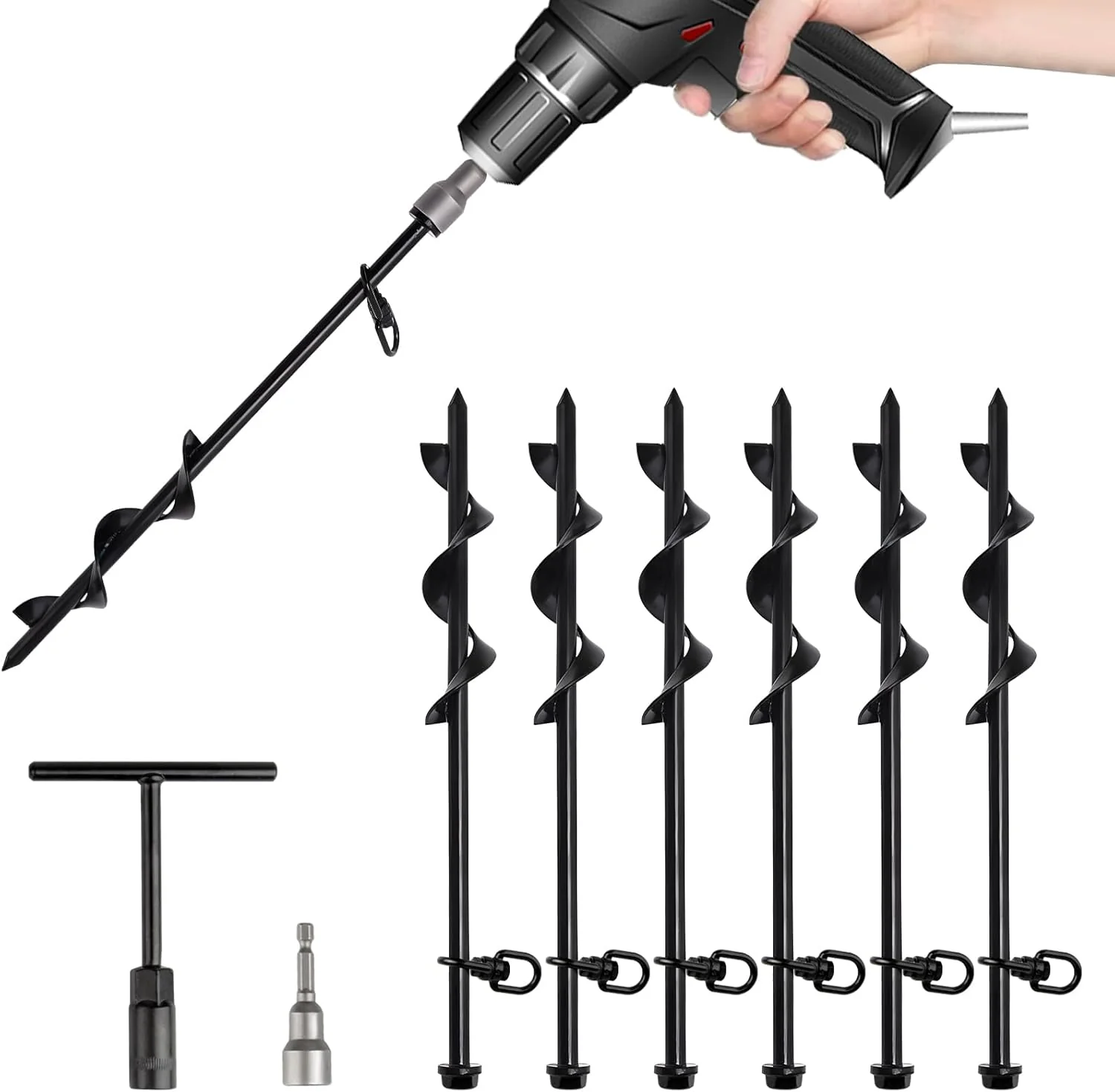 Ancrages de sol de type auger