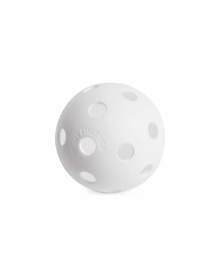 Balles de plastique trouées blanches