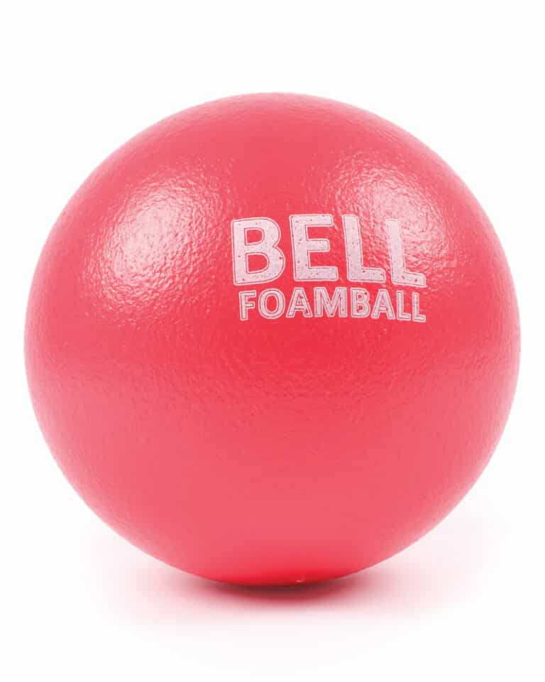 Ballon de mousse rouge avec clochette