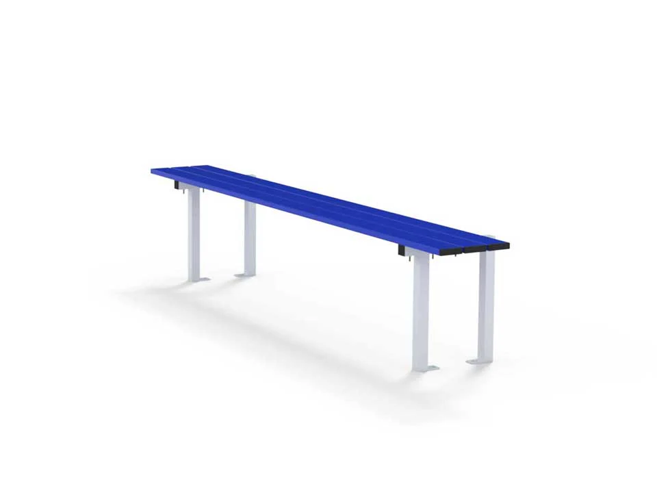 Banc central de vestiaire