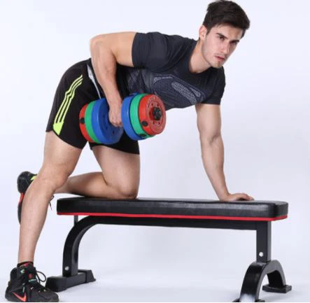 Banc plat pour exercices avec haltères - Image 3
