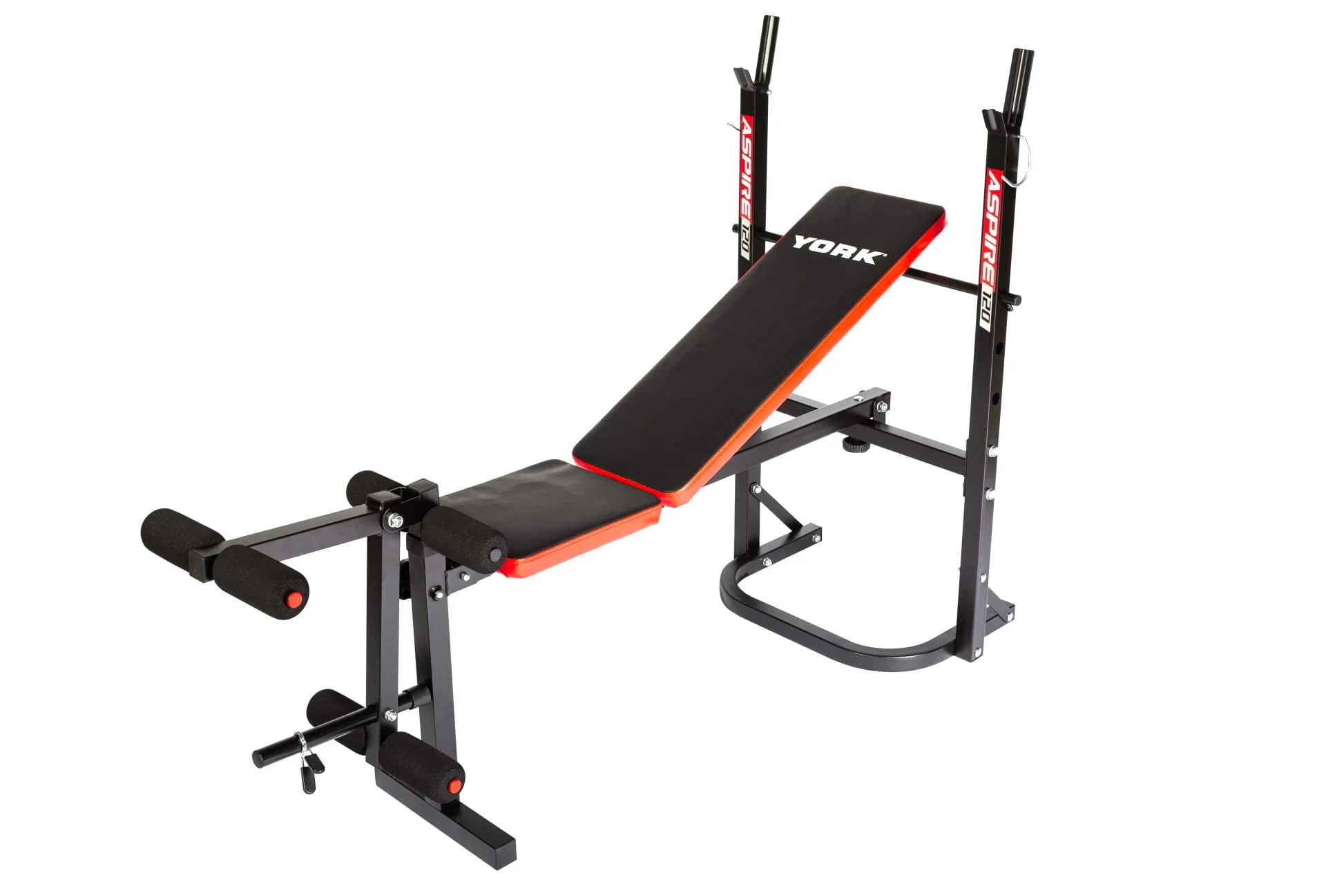 Banc pliable York Aspire 120 avec leg curl