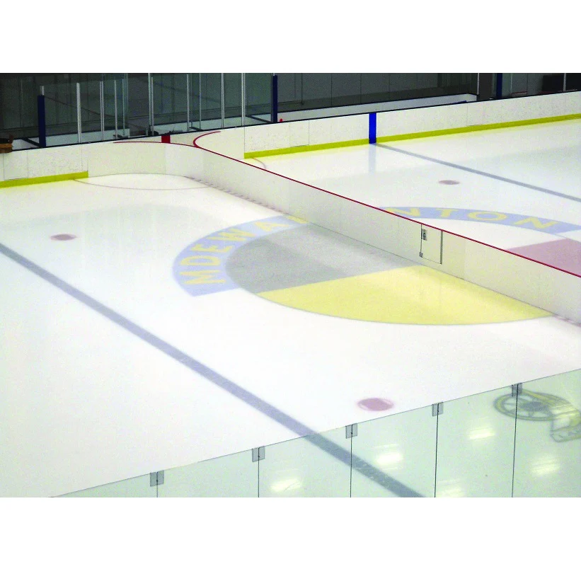 Bande de division de glace pour patinoire