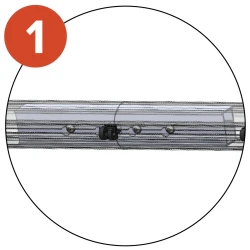 But de soccer en aluminium Sodex - Image 2