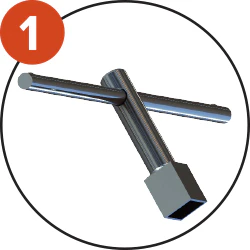 But de soccer en aluminium Sodex - Image 7