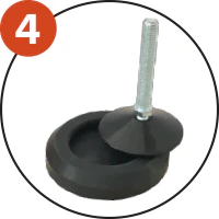 Chaise d'arbitre en aluminium - Image 4