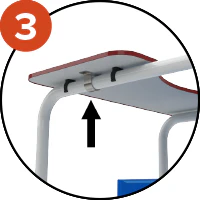 Chaise d'arbitre en aluminium - Image 5