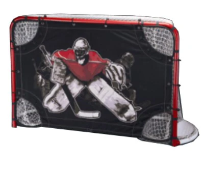 Cible en toile pour but de hockey