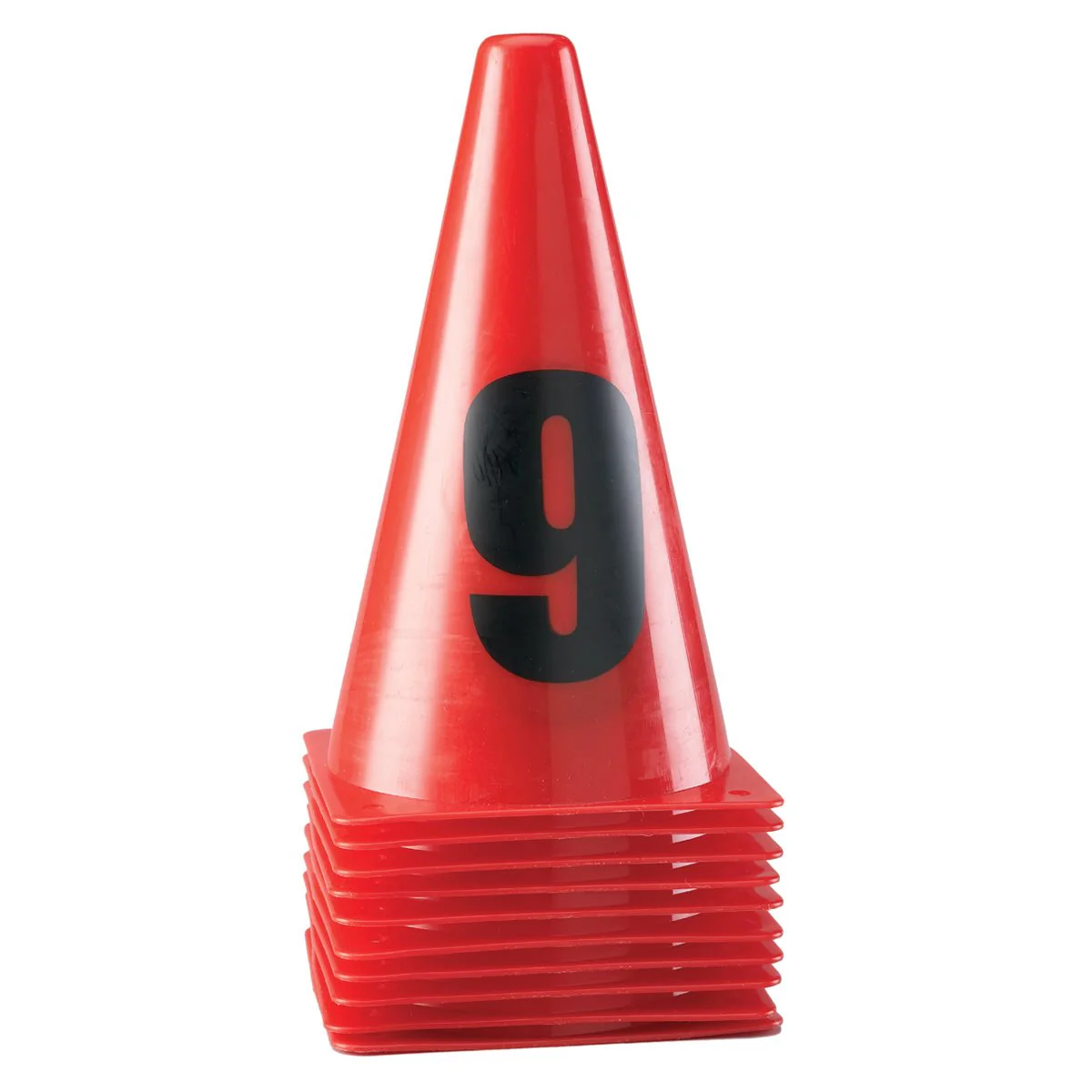 Cônes numérotés
