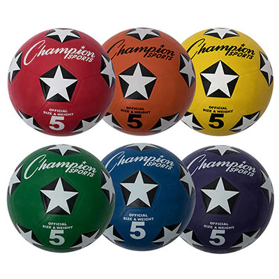 Ensemble de 6 ballons de soccer junior - Image 2