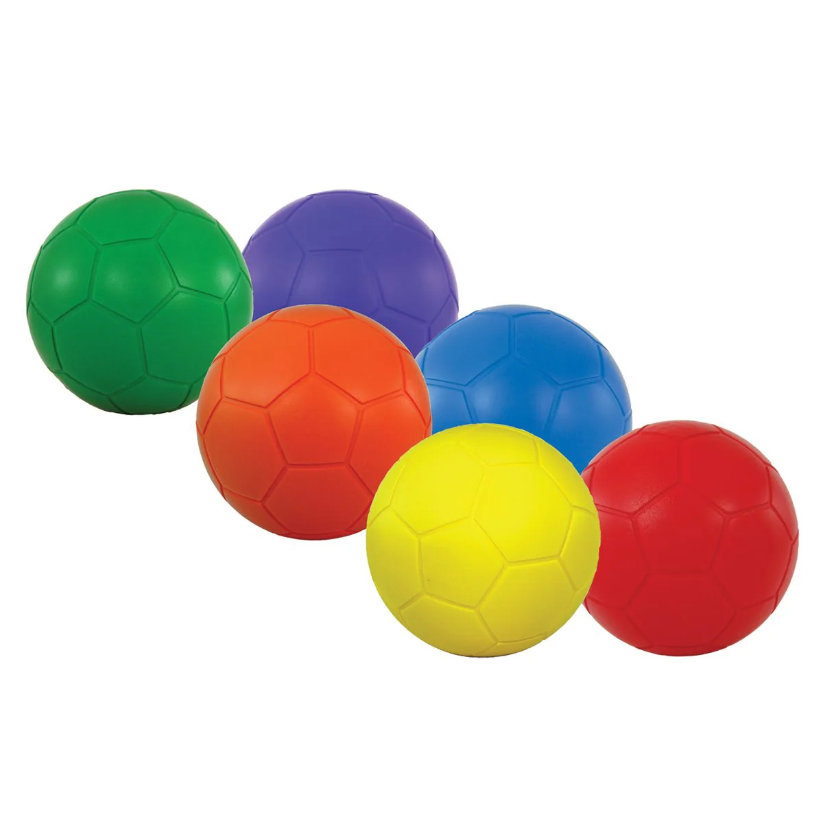 Ensemble de ballons de soccer en mousse