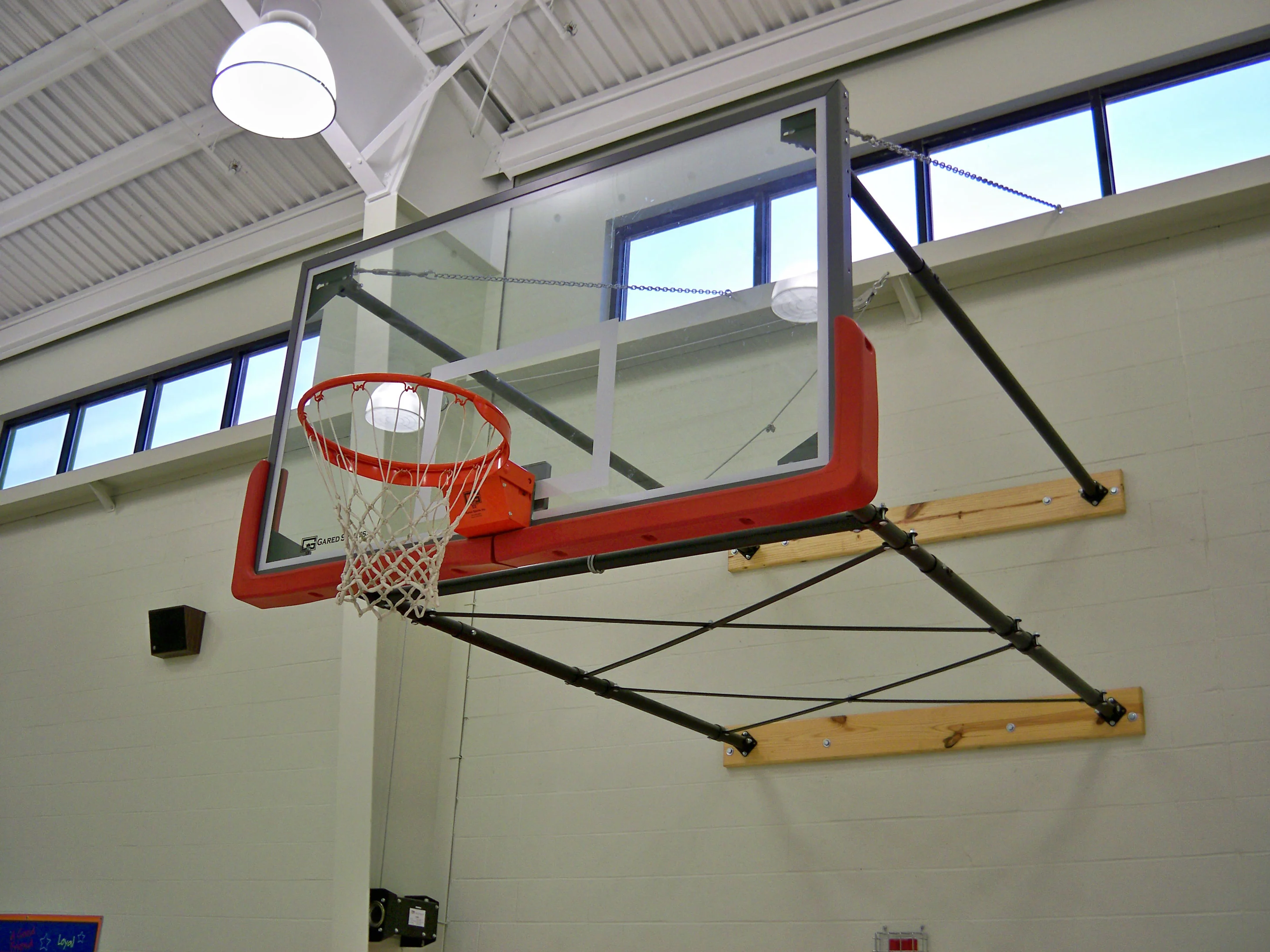 Ensemble de but de basketball mural pleine grandeur - Image 2