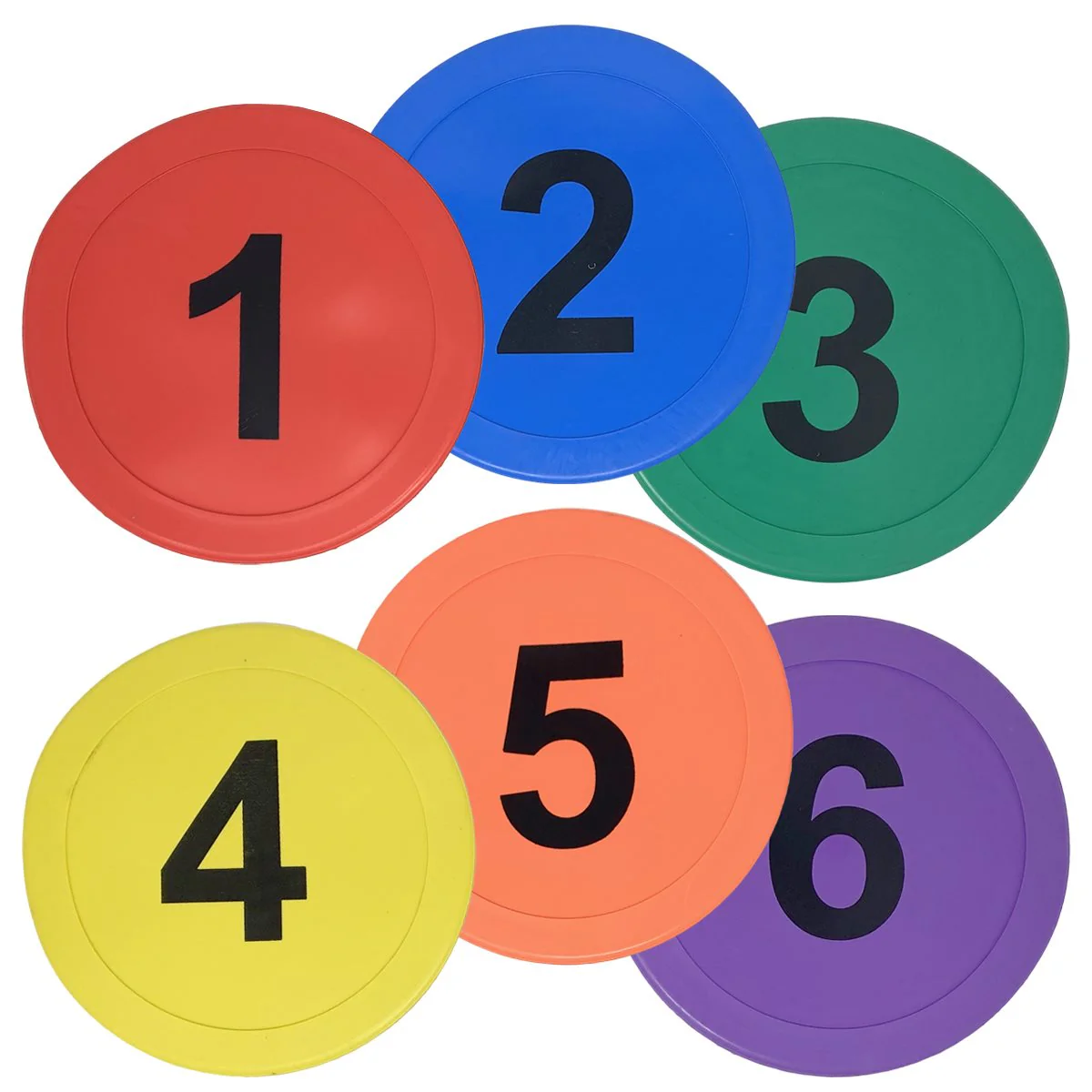 Ensemble de marqueurs numerotes en caoutchouc