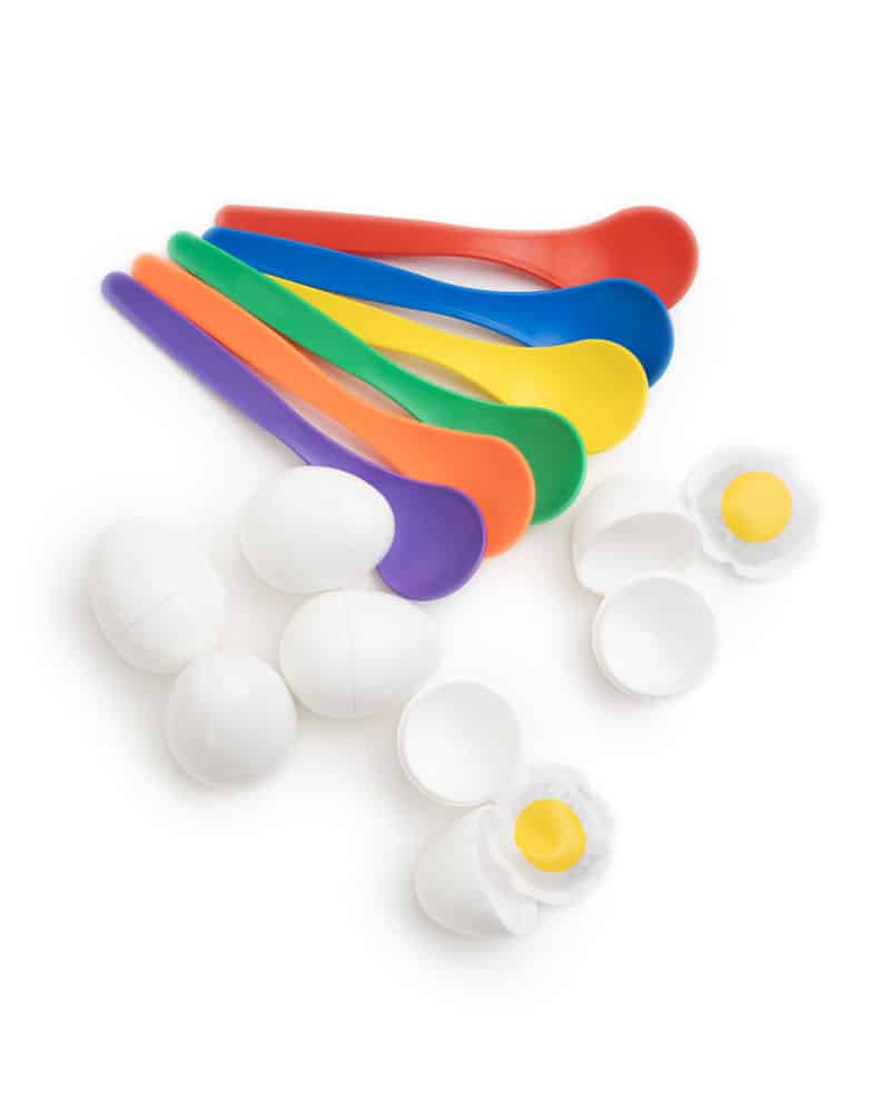 Ensemble oeuf et cuillère