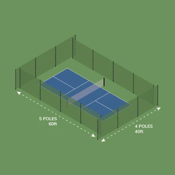 Filet barrière pour court de pickleball - Image 6