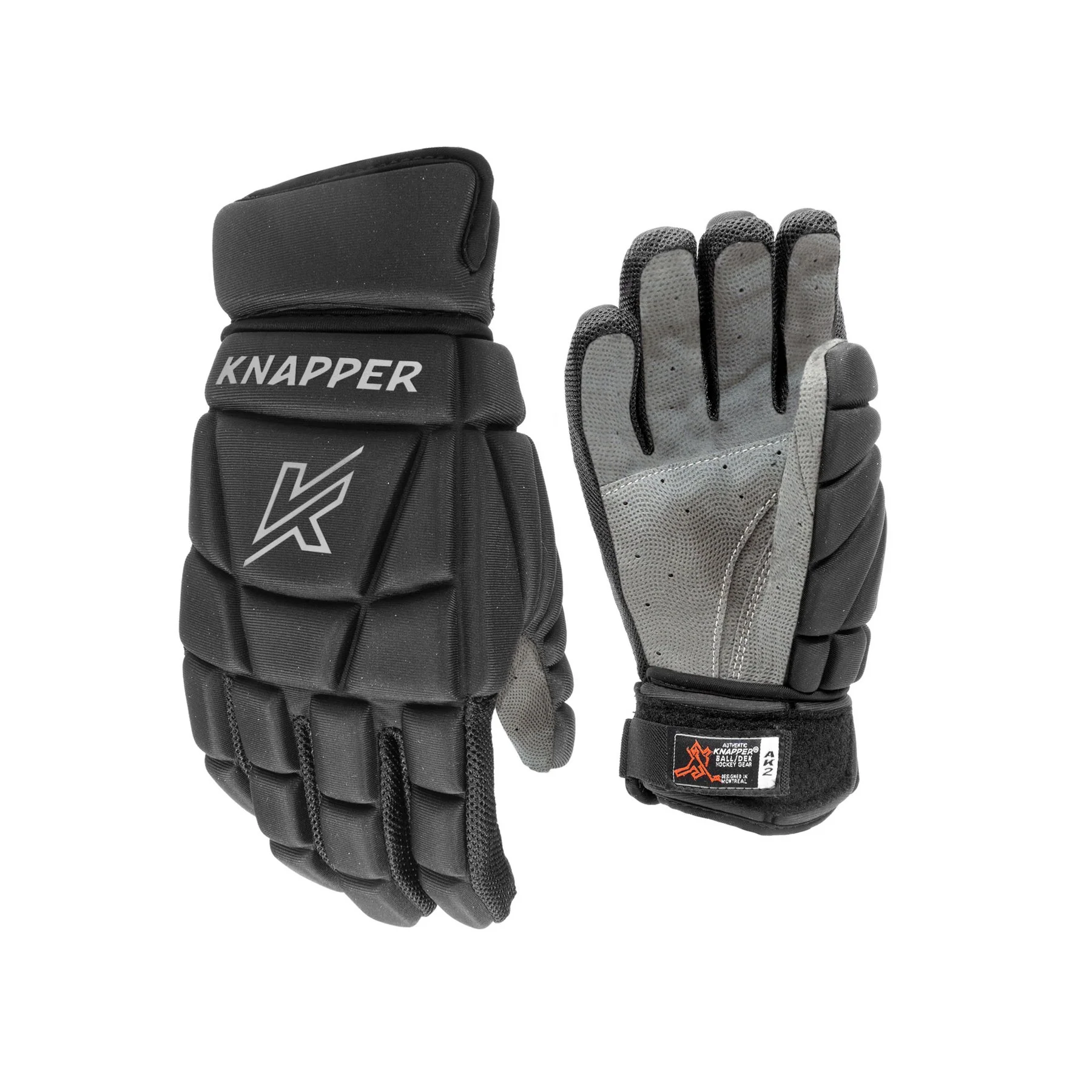 Gants de joueur dek hockey noir AK2
