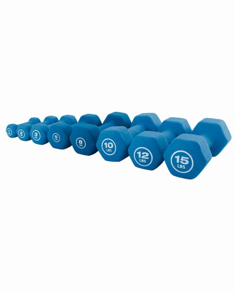 Haltere en neoprene bleu
