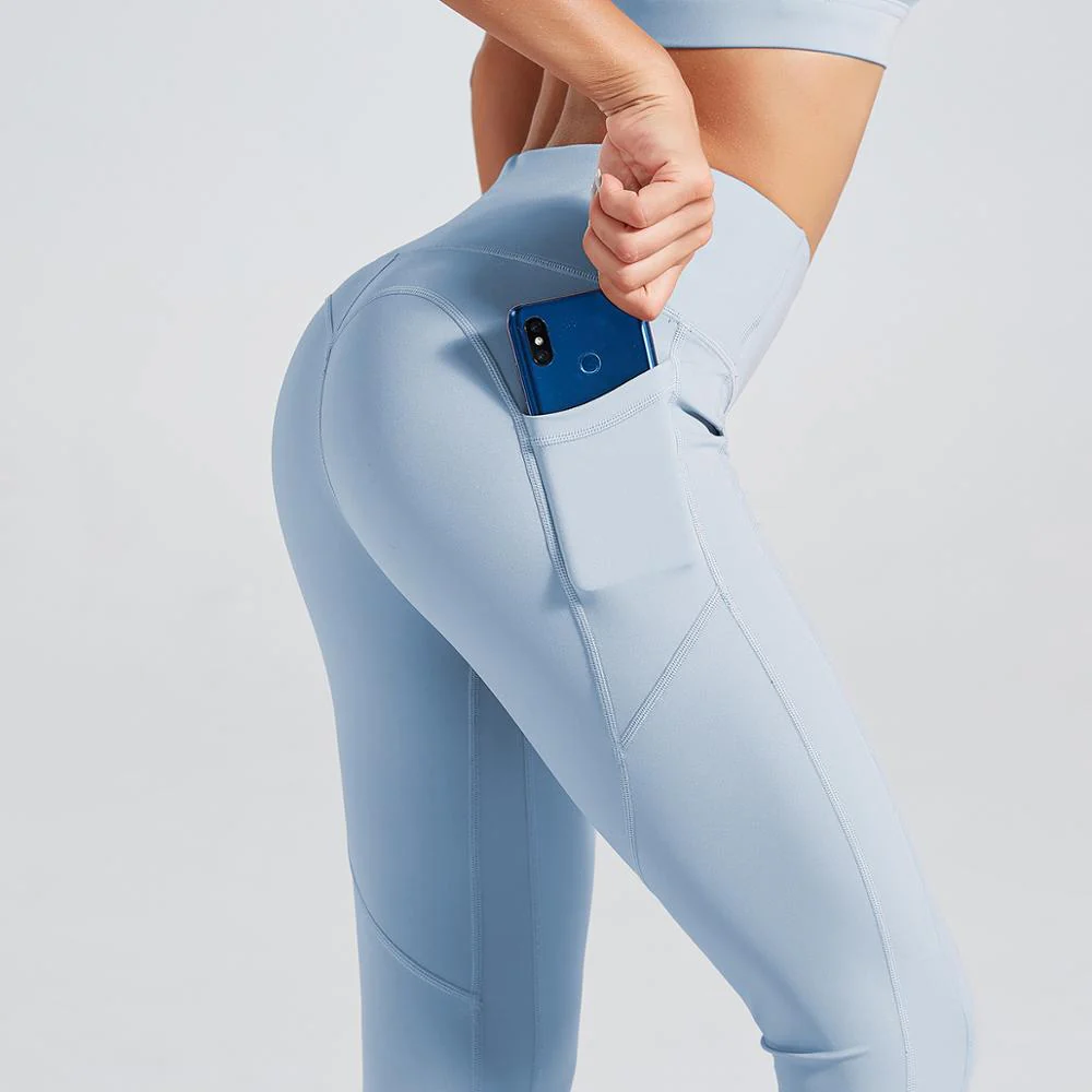 Legging taille haute avec poche pour femme - Image 11