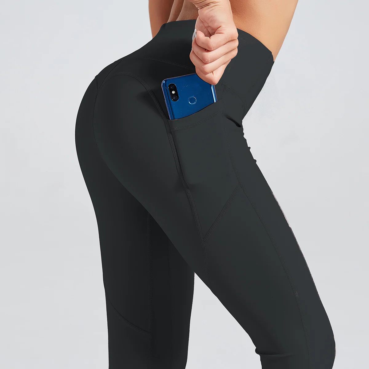 Legging taille haute avec poche pour femme - Image 3