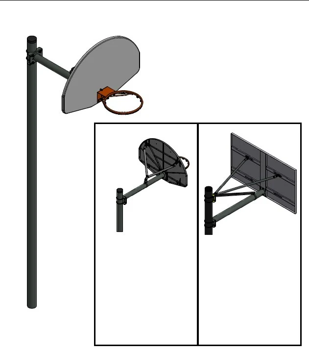 Panier de basketball à hauteur ajustable - Image 5