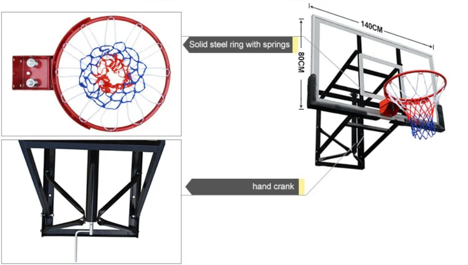 Panier de Basketball pour gymnase - Image 5