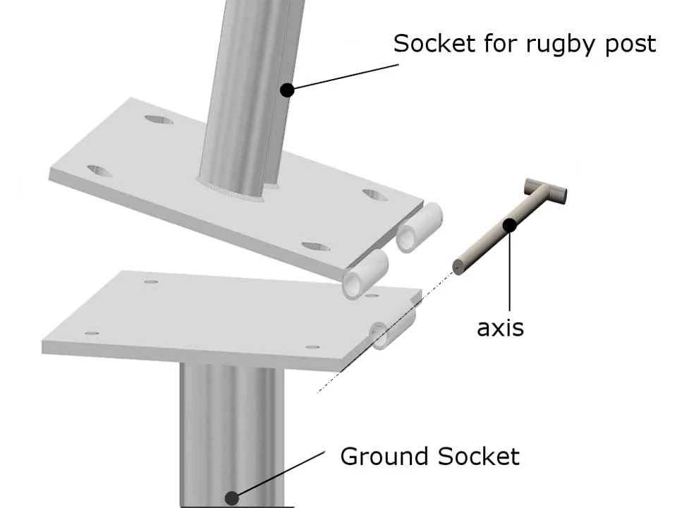 Poteau de but de rugby - Image 4