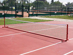Poteaux de mini tennis hors terre