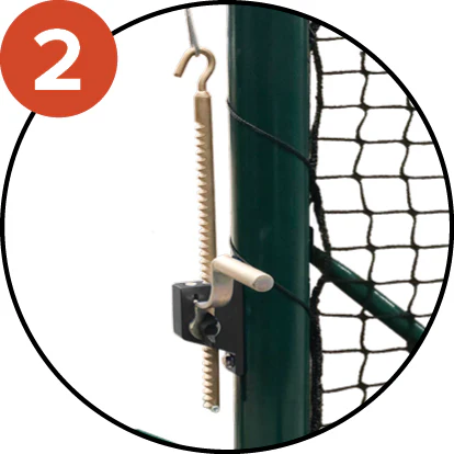 Poteaux de Pickleball mobile en acier galvanisé - Image 5