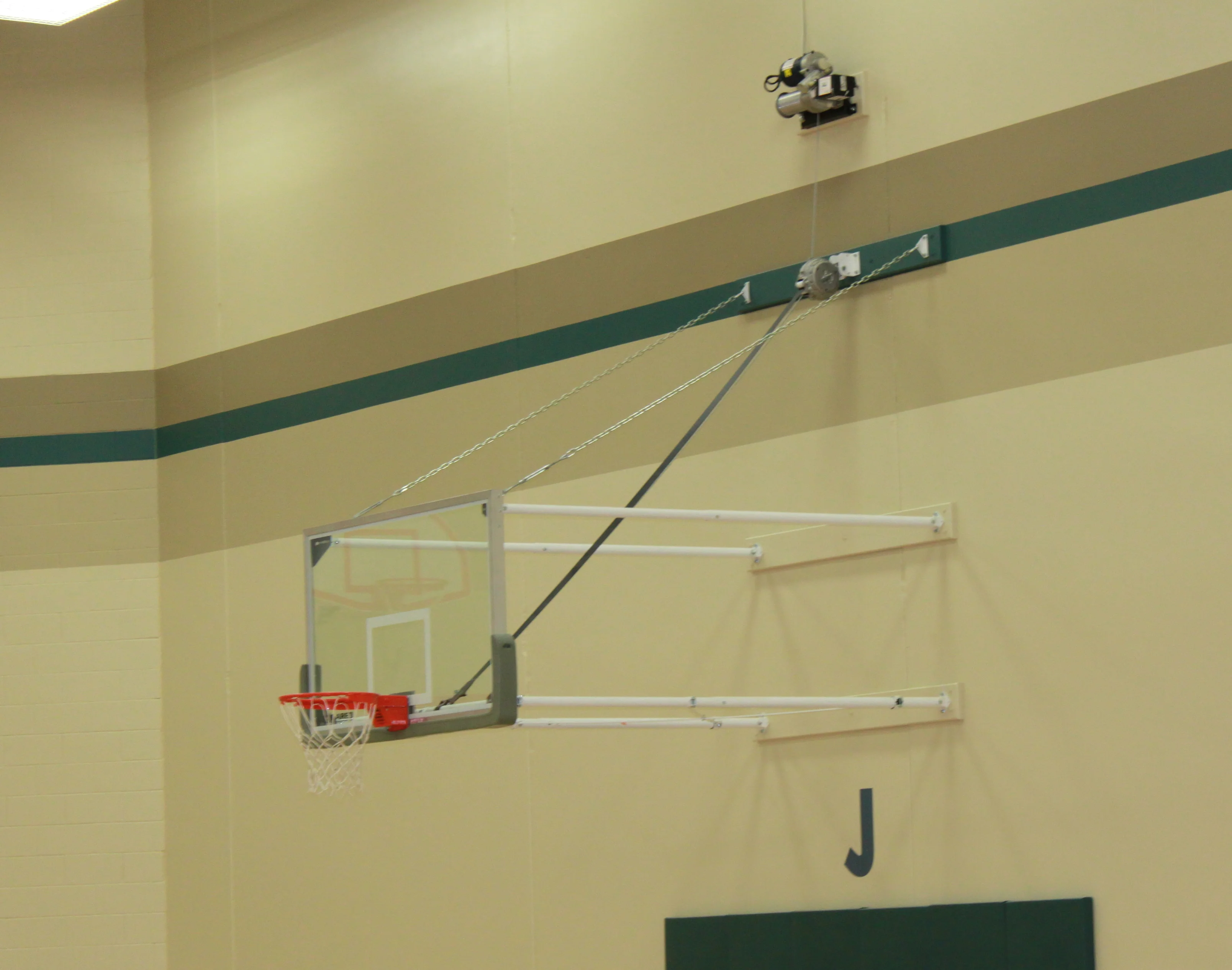 Système de panier de basketball mural - Image 3