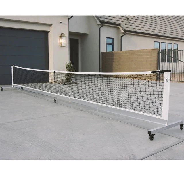 Système de poteaux de pickleball sur roue démontable - Image 5