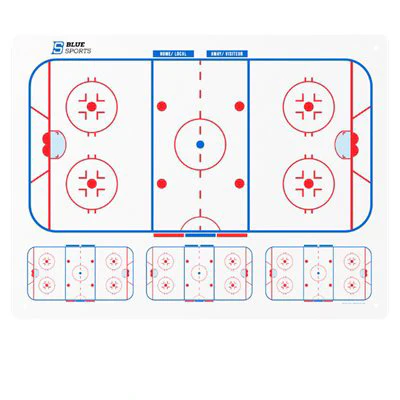 Tableau de hockey rigide
