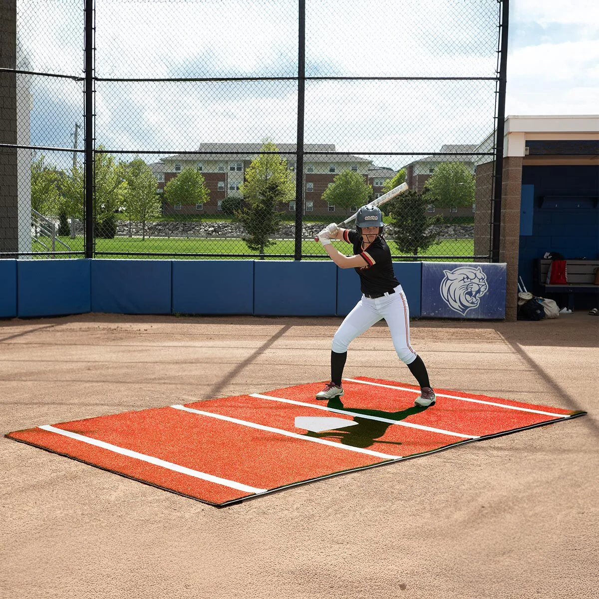 Tapis de frappe Softball avec plaque intégrée - Image 2