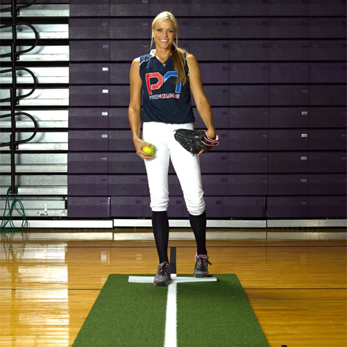 Tapis de lanceur de softball avec ligne de puissance centrale - Image 3