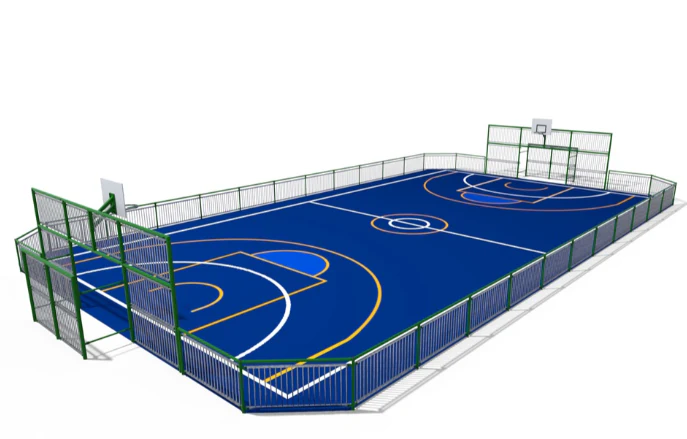 Terrain multifonctionnel de jeux